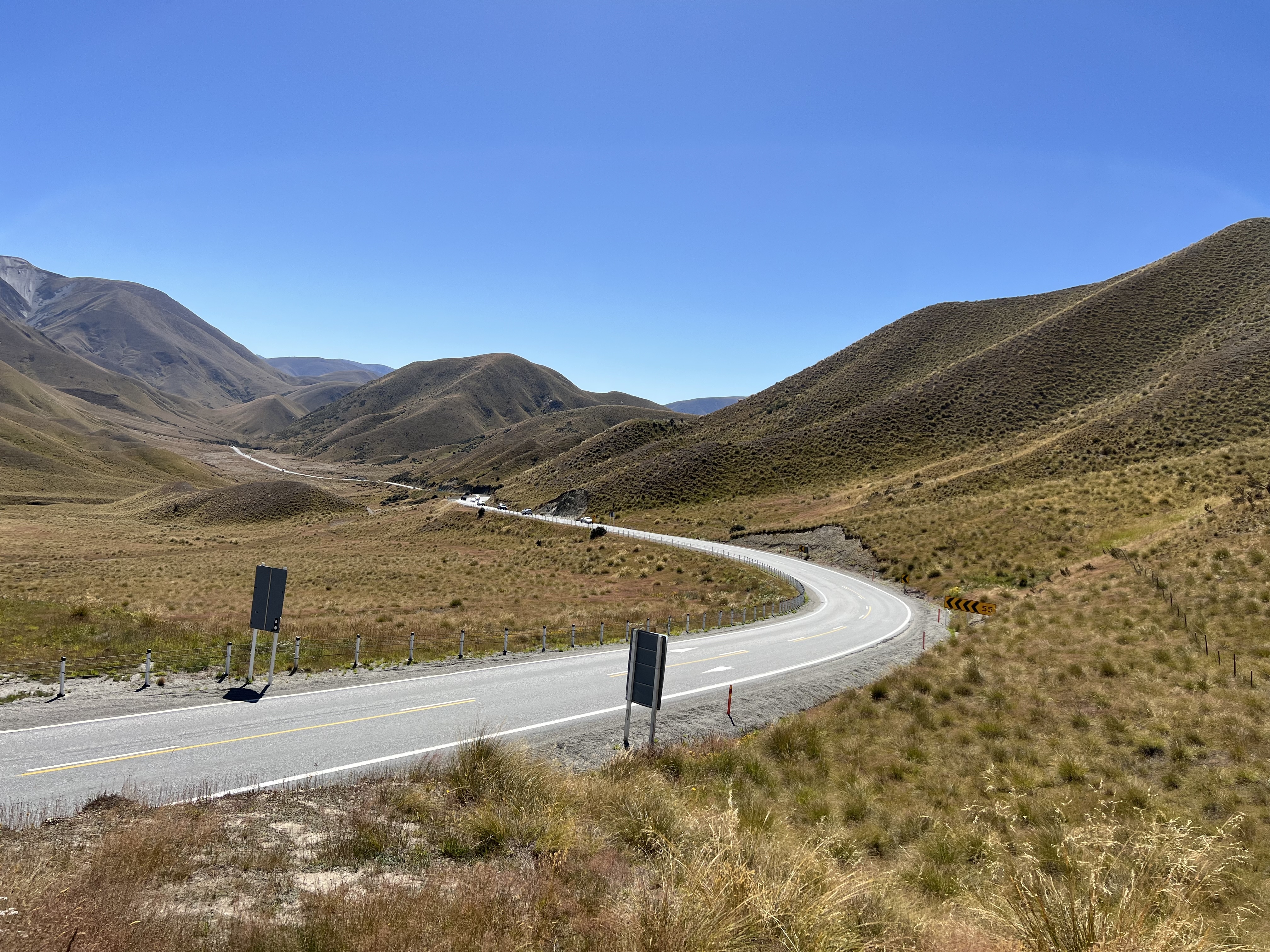 On the way to lake pukaki