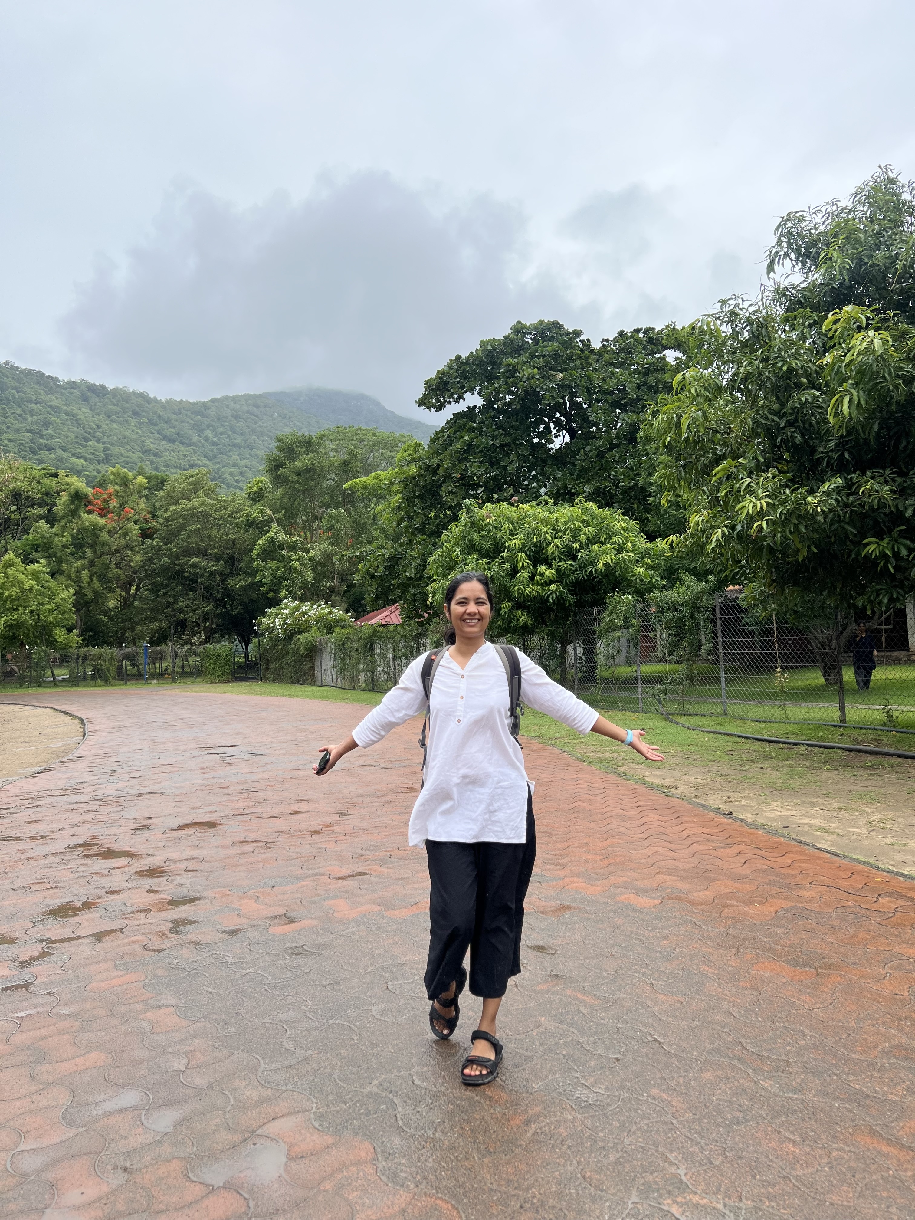 Slow mornings with chai and fields for company